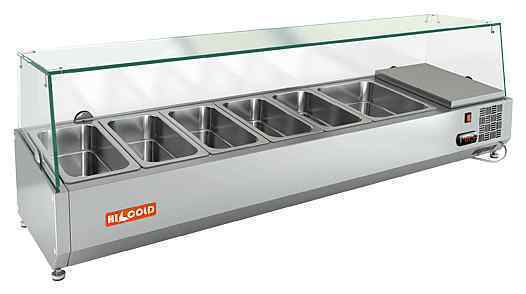Холодильная витрина HiCold VRTG 1485 (настольная) для PZE3