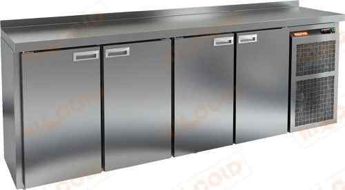 СТОЛ С ХОЛОДИЛЬНЫМ ШКАФОМ СО СТЕКЛ. ДВЕР. HICOLD SNG 1111 BR2 HT БЕЗ СТОЛЕШНИЦЫ (R290)